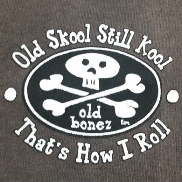 Old Bonez “That’s How I Roll” Gray Tee - Picture 2 of 10